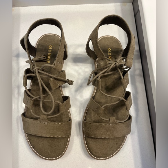 Ladies Lace Up Sandals - Picture 2 of 3